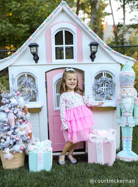 Nutcracker Print Tutu Dress