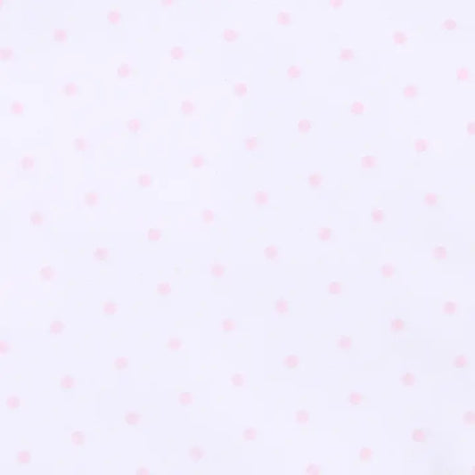 Mini Dots Ruffle Front Converter - Pink