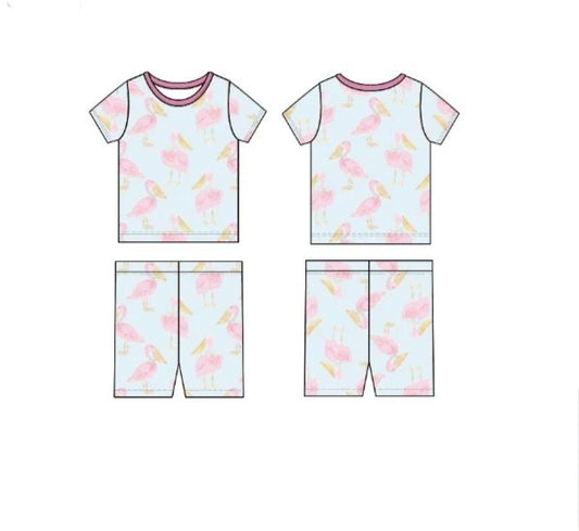 Pink Pelican Two Piece Pajama Short Set