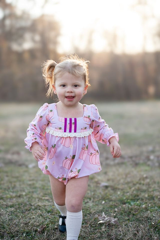 Playsuit Bubble - Retro Pumpkin