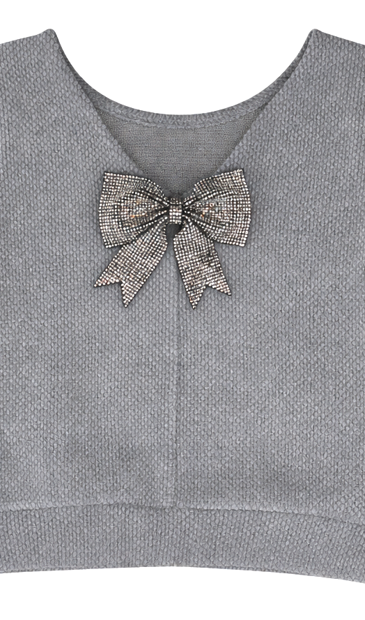 ML Kids Bow Back Sweater