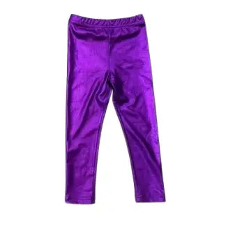 Mardi Gras Straight Leg Metallic Leggings