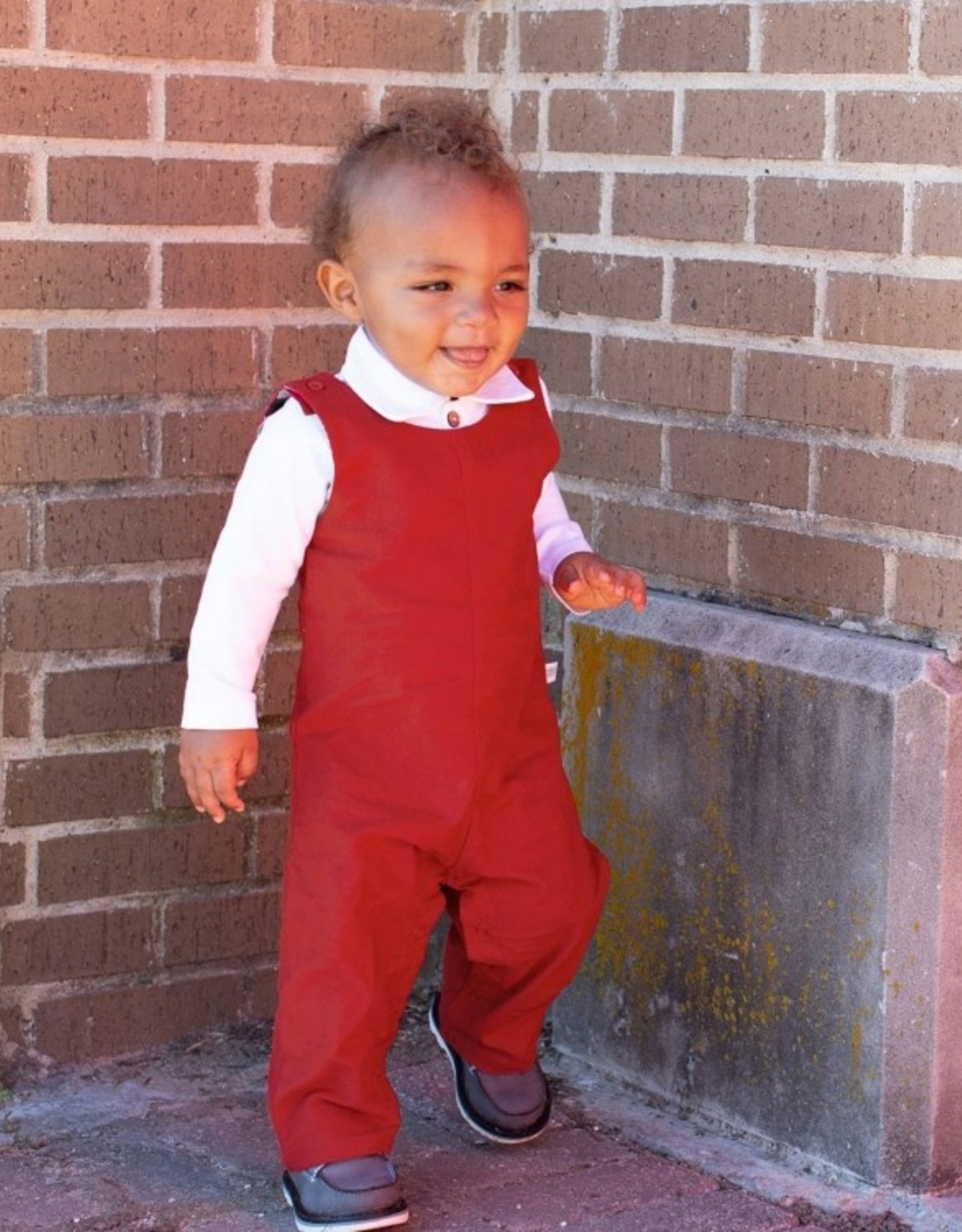 Red Corduroy Longall