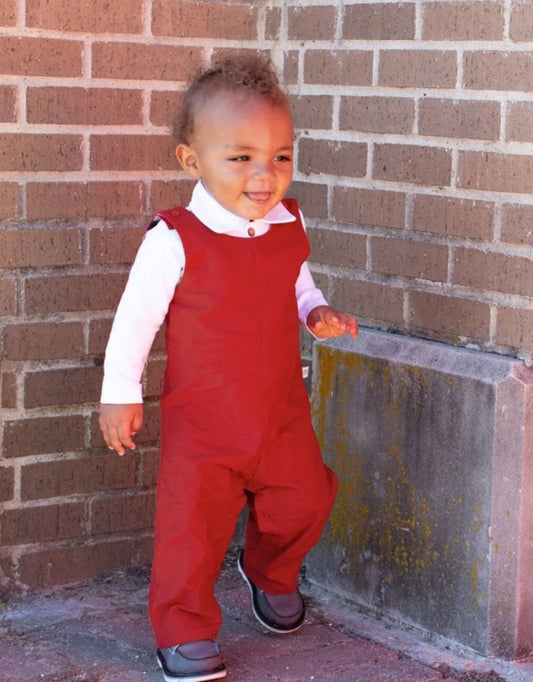 Red Corduroy Longall