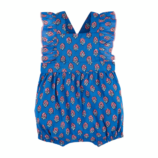 Ruffle Print Romper