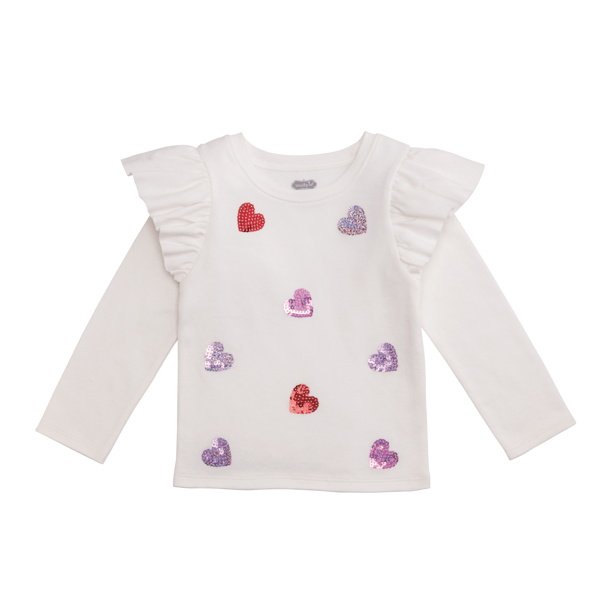 Girl Valentine Day Tees Hearts