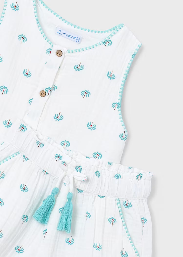 Mayoral 3229 Girl Printed Shorts and T-shirt Set
