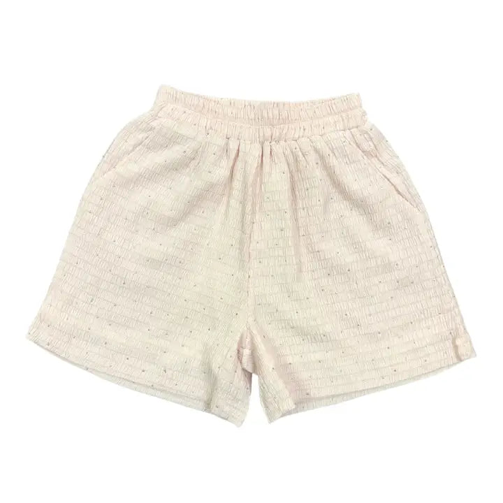 Pink Rhinestone Dotted Shorts