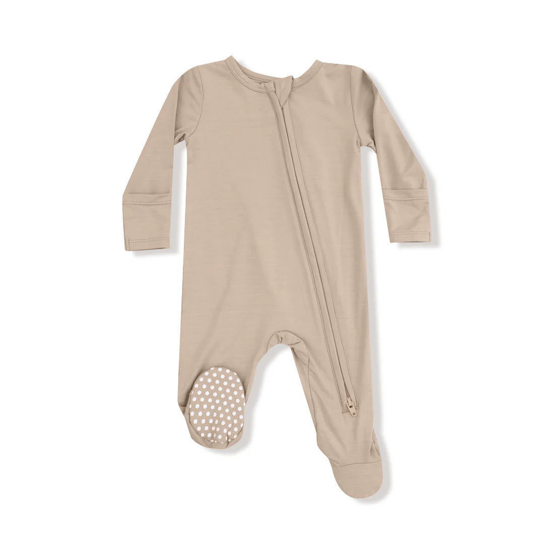 Smoke Gray 2 Way Zipper Footie
