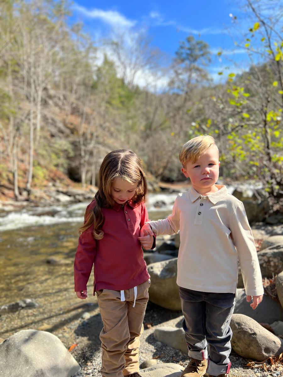 Spencer Persimmon Pique Polo