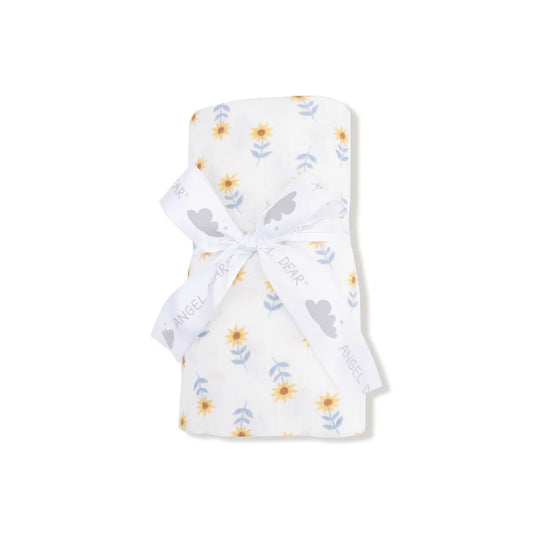 Western Sunflower Swaddle Blanket