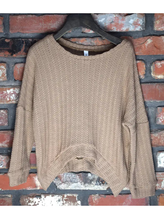 Knitted Shark Bite Sweater
