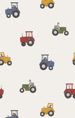 Mini Tractors - Swaddle Blanket