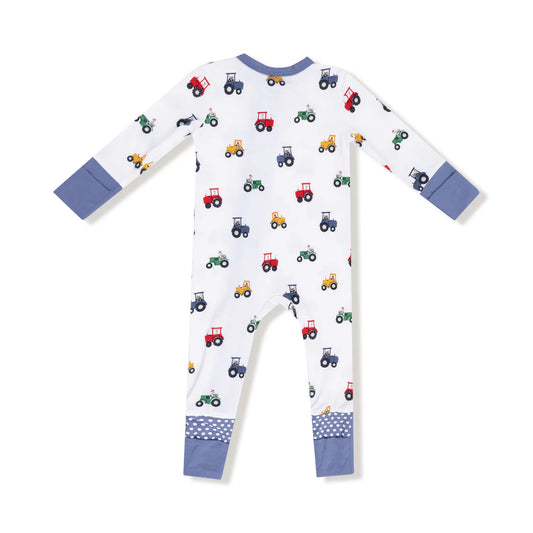 Mini Tractors Convertible Romper