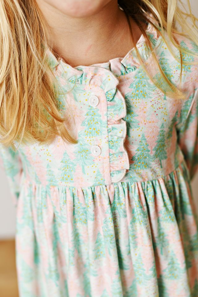 Swoon Kids Christmas Tree Butterknit Play Dress