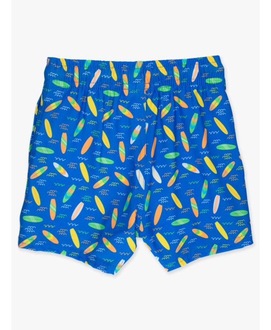 Neon Surfs Up Performance Hybrid Swim Trunks