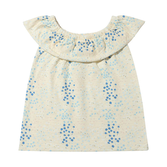 Blue Spring Floral Zoe Top