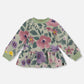 Stretch Fleece Sweatshirt Sage Floral and Legging Set