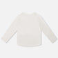 Organic Cotton T-Shirt Off White With Llama