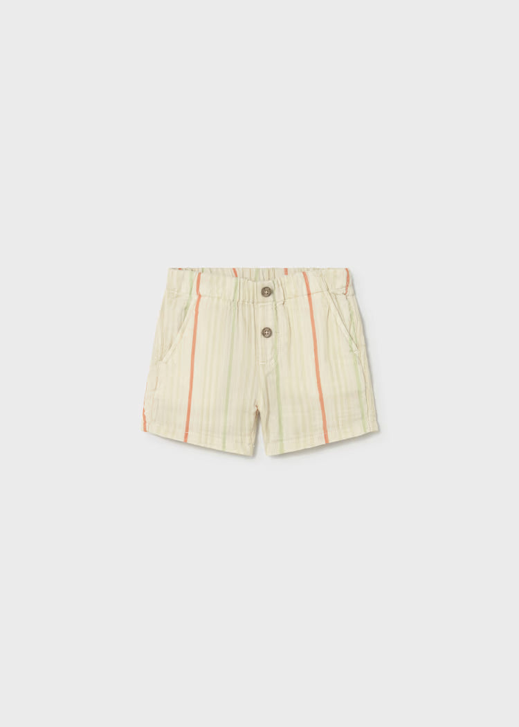 Mayoral 1216 Striped Baby Bambula Shorts
