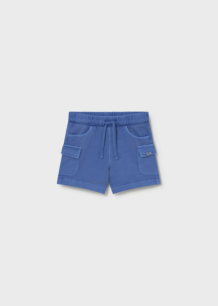 Mayoral 1223 Blue Baby Cargo Shorts