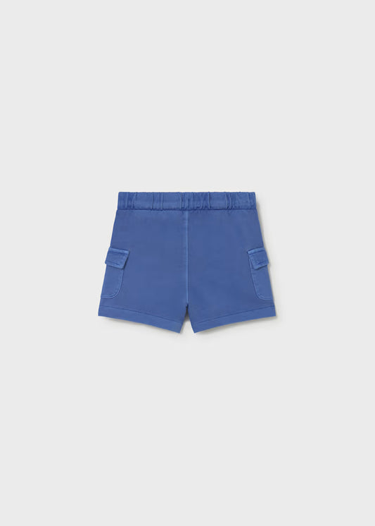 Mayoral 1223 Blue Baby Cargo Shorts