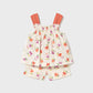Floral 2pc Matching Shirt and Shorts Set