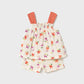 Floral 2pc Matching Shirt and Shorts Set