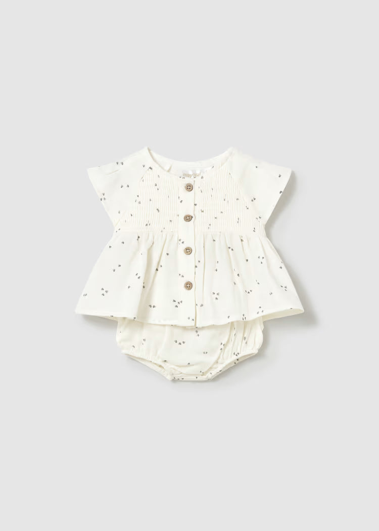Mayoral 1286 Newborn Girl Bloomers and Blouse Set