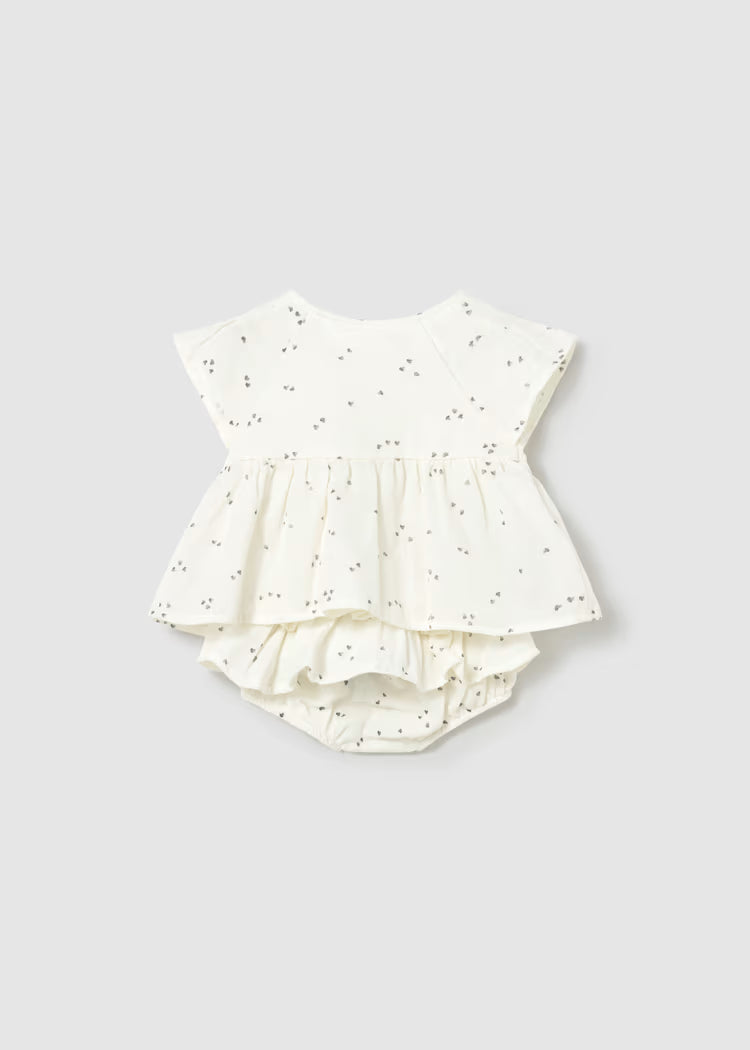 Mayoral 1286 Newborn Girl Bloomers and Blouse Set