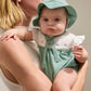 Mayoral 1602 Newborn Girl Floral Romper with Hat