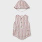 Mayoral 1614 Newborn Boy Printed Romper with Hat Set