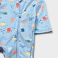 Mayoral 1620 Newborn Boy 2-Piece Swim Set with Sun Protection