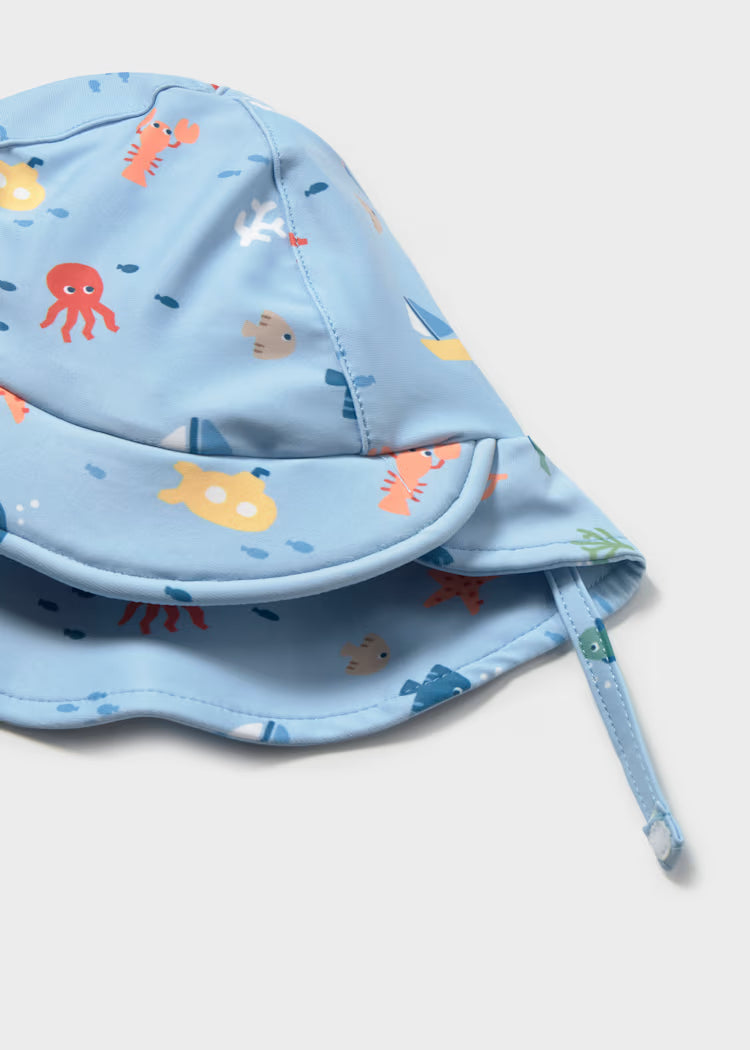 Mayoral 1620 Newborn Boy 2-Piece Swim Set with Sun Protection