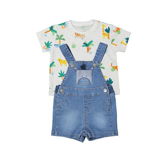 Denim Jumper with Safari Top