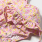 Mayoral 1632 Newborn Girl Printed Romper with Hat Set