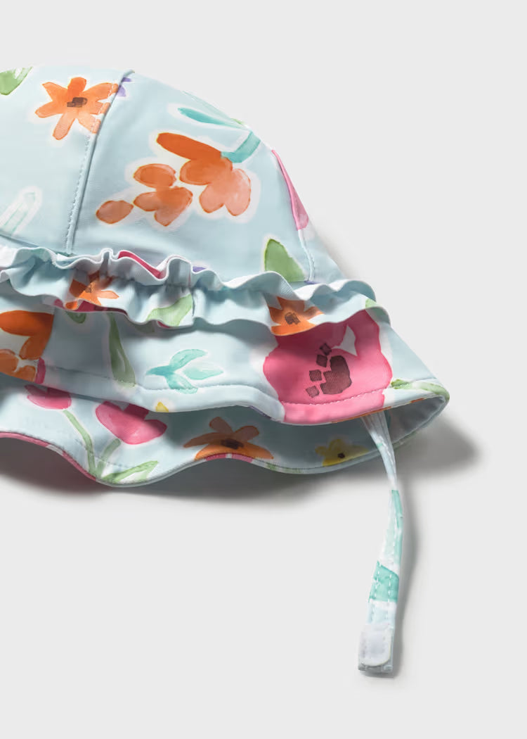 Mayoral 1634 Newborn Girl 2-Piece Swim Set with Sun Protection
