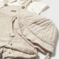 Mayoral 1651 Newborn Boy Dungaree with Hat Set