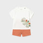 Mayoral 1668 Baby Knit Shorts and T-Shirt 2-Piece Set