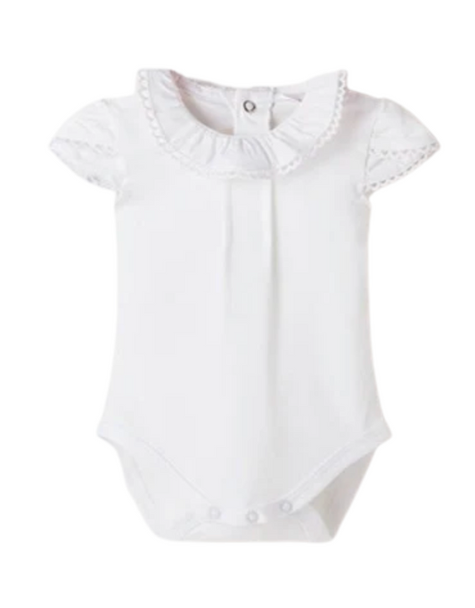 White Lace Collar Onesie