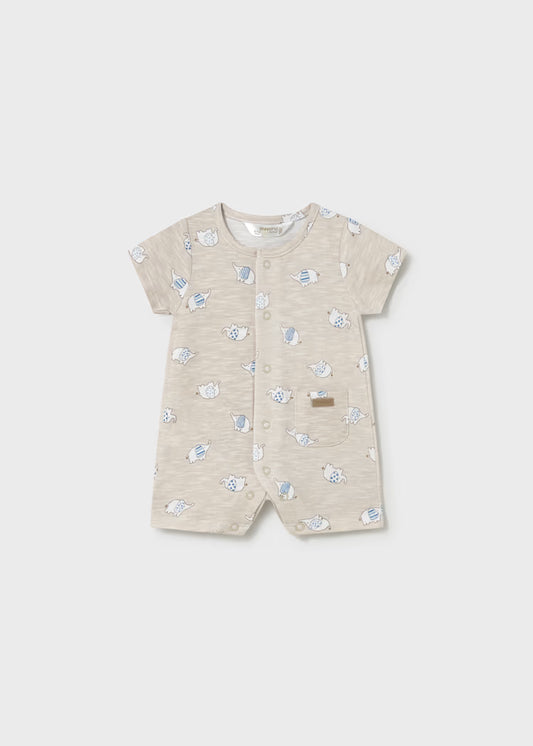 Mayoral 1717 Newborn Boy Printed Romper