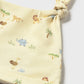 Mayoral 1717 Newborn Boy Printed One-Piece with Hat
