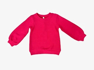 Hot Pink Waffle Knit Sweater