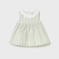 Mayoral 1801 Newborn Girl Striped Linen Dress