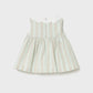 Mayoral 1801 Newborn Girl Striped Linen Dress