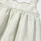 Mayoral 1801 Newborn Girl Striped Linen Dress