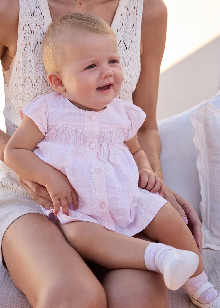 Mayoral 1805 Newborn Girl Chiffon Dress