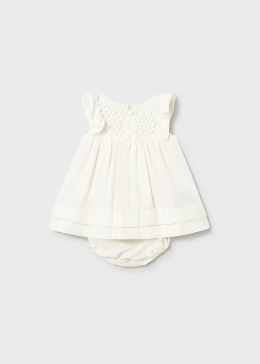 Mayoral 1803 Newborn Girl Dress with Bloomers