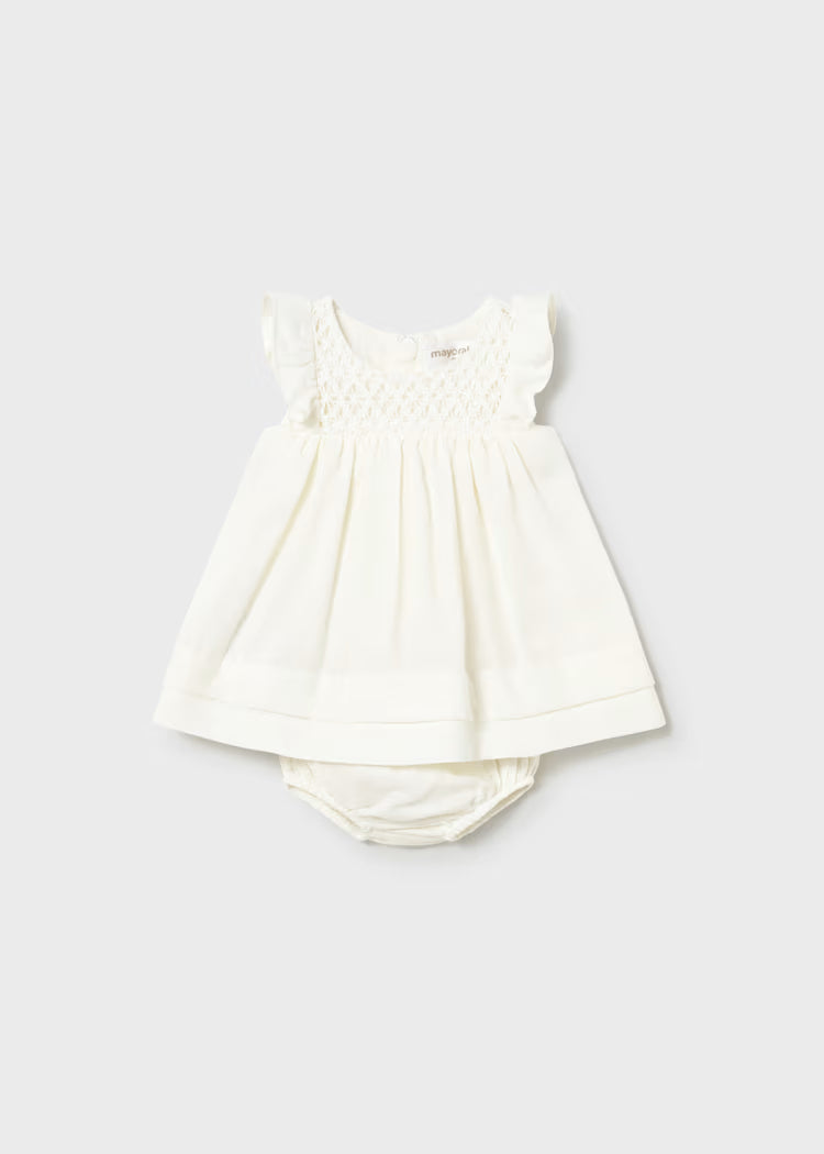 Mayoral 1803 Newborn Girl Dress with Bloomers