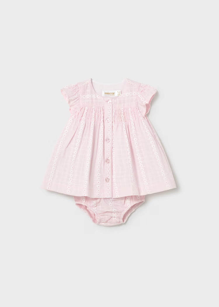 Mayoral 1805 Newborn Girl Chiffon Dress